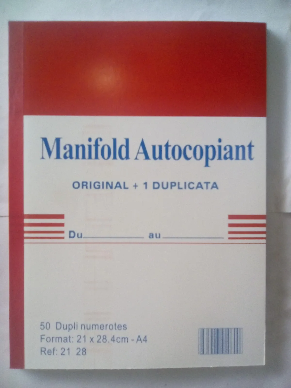 FACTURIER AVEC DUPLICATA A5